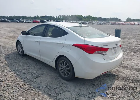 2013 Hyundai Elantra Gls из США, поврежденный, VIN 5NPDH4AE4DH240477